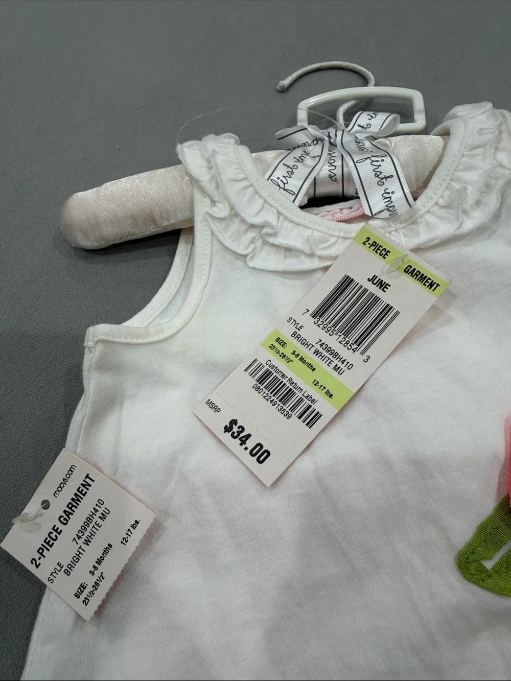 First Impressions 2-Piece Floral Outfit Set | 3–6 Months